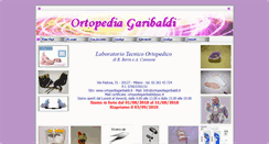 Desktop Screenshot of ortopediagaribaldi.it